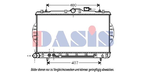 AKS DASIS Jäähdytin,moottorin jäähdytys 560004N